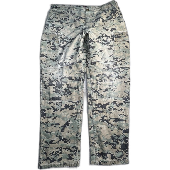 True Spec Digital Camo Size Large Regular Combat Cargo Pants 36x30 - Picture 1 of 8